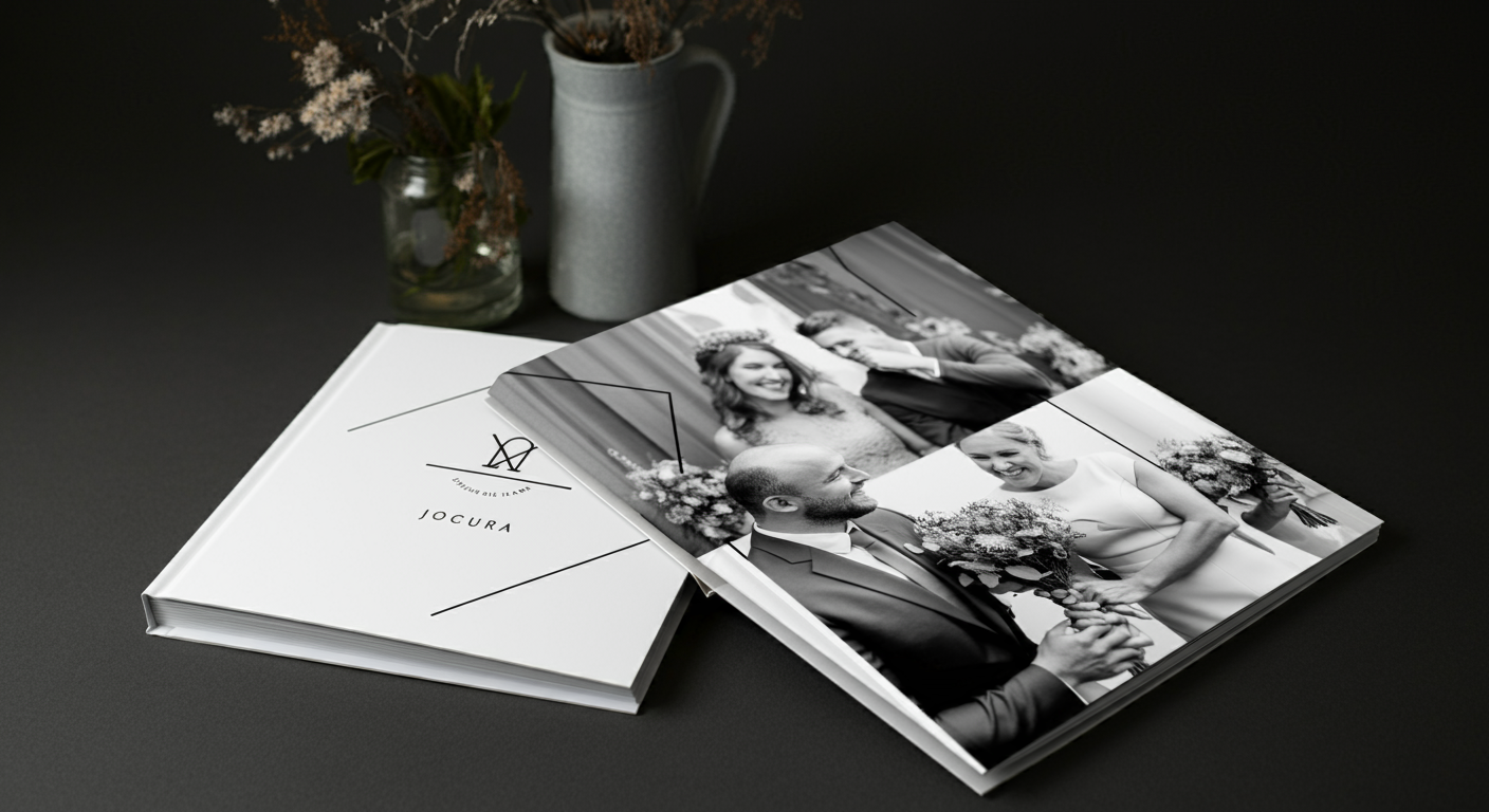 Timeless Black & White Wedding Photobook